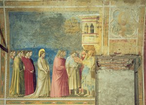 処女の結婚式行列、1305年頃（復元後） 作： Giotto di Bondone