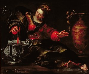 サース・マリング・ワイン、1630年頃 作： Giovacchino Assereto