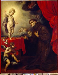 パドヴァの聖アントニウスのビジョン 作： Giovan Battista Montini