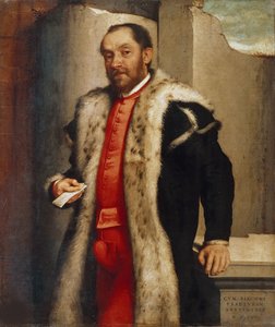 アントニオ・ナヴェジェロの肖像、1565年。 作： Giovan Battista Moroni
