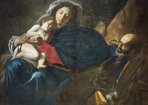 エジプトへの飛行 作： Giovanni Battista Caracciolo
