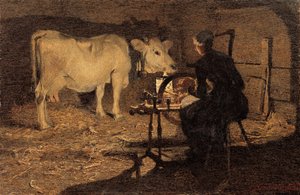 紡糸 作： Giovanni Segantini