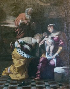 アレクサンドリアの聖キャサリンの神秘的な結婚式、1600 年頃 作： Giovanni (1575 1655) Donducci