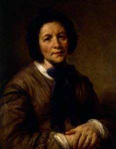 ピッキオことジョヴァンニ・カルノヴァリ（1804-1873）の「婦人の肖像」。 作： Giovanni Carnovali