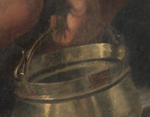 磔刑」詳細（ボードに転写されたフレスコ画）（3704290の詳細 作： Giovanni (fl.1537 d.c.1570) Fratino