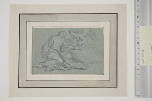 ゲッセマネのキリストとカリスを持つ天使 作： Giovanni Agostino Ratti