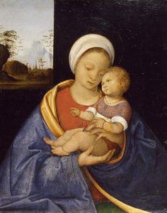 マドンナと子供、1510-15 作： Giovanni Agostino da Lodi