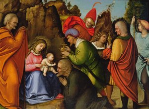 賢者の礼拝 作： Giovanni Agostino da Lodi