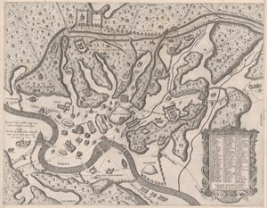 ローマの素晴らしさの鏡: 西から見た古代ローマとその丘, 1582., 1582.