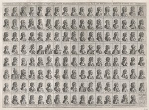 ローマの素晴らしさの鏡：ユリウス・カエサルからルドルフ2世までの皇帝の肖像...、1582年。 作： Giovanni Ambrogio Brambilla