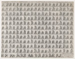 Speculum Romanae Magnificentiae: キリストからシクストゥス 5 世までの教皇の小さな肖像画、1585., 1585. 作： Giovanni Ambrogio Brambilla