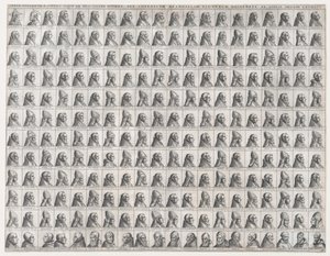 ローマの素晴らしさの鏡: キリストから ... までの教皇の小さな肖像画、16 世紀後半。 作： Giovanni Ambrogio Brambilla