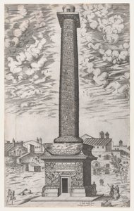 ローマの素晴らしさの鏡: トラヤヌスの記念柱、1581-86., 1581-86. 作： Giovanni Ambrogio Brambilla