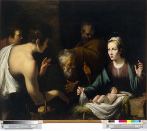 羊飼いたちの崇拝 作： Giovanni Andrea De Ferrari