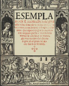 ラウリの標本...、タイトルページ直筆、1532 年 8 月 1 日 作： Giovanni Andrea Vavassore