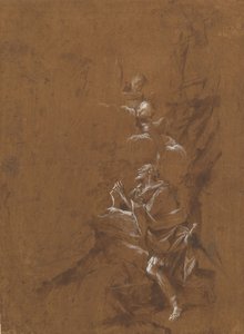 アキテーヌの聖ウィリアムのビジョン、1650 年代後半。 作： Giovanni Angelo Canini