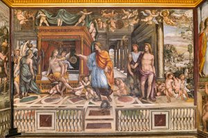 アレキサンダー大王とロクサーヌの結婚式 作： Giovanni Antonio Bazzi Sodoma