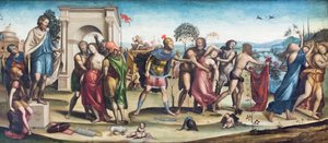 The rape of the Sabine women   1460076   ja       japanese Successfully Translated  Original: The Battle at the Milvian Bridge, detail (fresco) Translat: The Battle at the Milvian Bridge, detail (fresco) 1461225 ja japanese Successfully Translated Original 作： Giovanni Antonio Bazzi Sodoma