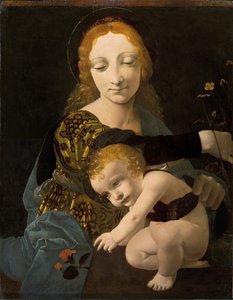 聖母子 (薔薇の聖母) 作： Giovanni Antonio Boltraffio