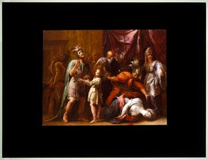 ルクレティアの死（キャンバス） 作： Giovanni Antonio Burrini or Burino