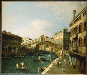 大運河、ヴェネツィア 作： Giovanni Antonio Canal