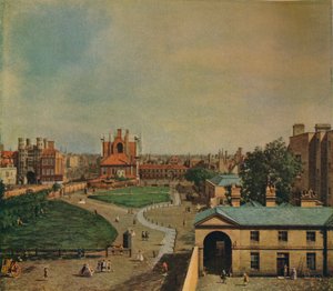 リッチモンドハウスのホワイトホール、1746 作： Giovanni Antonio Canal