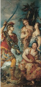 リナルドとニンフ 作： Giovanni Antonio Guardi