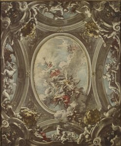 夜明けの寓話、1736-37 作： Giovanni Antonio Pellegrini