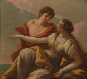 バッカスとアリアドネ、1720年代。 作： Giovanni Antonio Pellegrini