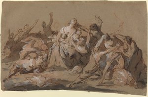 無辜の虐殺 作： Giovanni Antonio Pellegrini