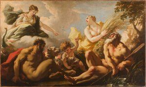 醸造の 4 つの要素、1717 年。 作： Giovanni Antonio Pellegrini