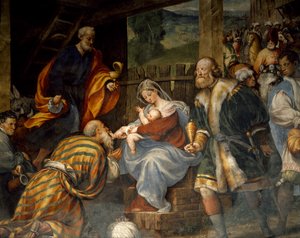 魔術師の崇拝 作： Giovanni Antonio Pordenone