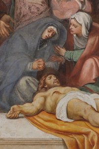 カウンターファッカータ、イル・ポルデノーネ、デポジション1522、詳細 作： Giovanni Antonio Pordenone