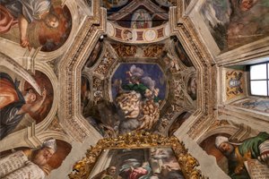 天使の中の創造主としての神、1529年頃