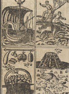 recammi の例、9 ページ recto、1530。 作： Giovanni Antonio Tagliente