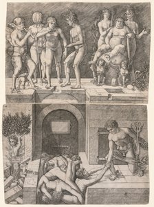 無知な人類の堕落の寓話 作： Giovanni Antonio da Brescia