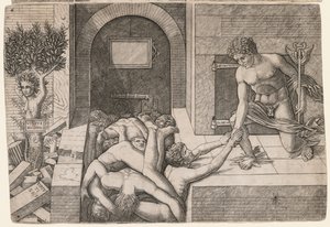 人類救出の寓話: Virtus Deserta 作： Giovanni Antonio da Brescia