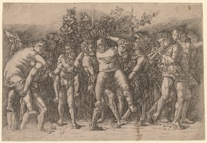 シレヌスとバカナル。 作： Giovanni Antonio da Brescia