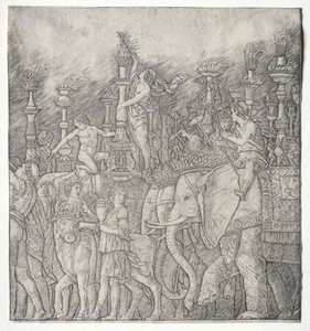 カエサルの凱旋  象たち 作： Giovanni Antonio da Brescia