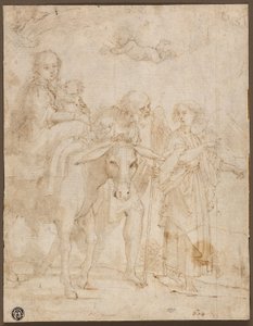 エジプトへの飛行 作： Giovanni Baglione
