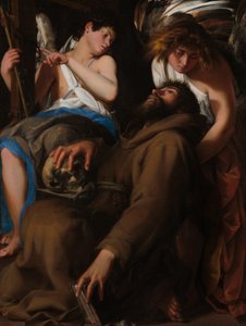 聖フランチェスコのエクスタシー 作： Giovanni Baglione