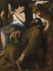 聖フランシスのエクスタシー、1601 作： Giovanni Baglione