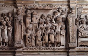 雲の奇跡白い大理石の彫刻、1336-1339、Giovanni diBalduccio作 作： Giovanni Balduccio