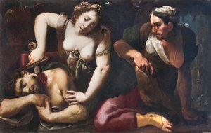 ホロフェルネスを斬首するユディト 作： Giovanni Battista (1567 1633) Crespi