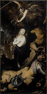 聖カタリナの殉教 セラーノ（ジョヴァンバッティスタ・クレスピ）（1567/8-1632）の絵 ミラノ、サンタ・マリア・プレッソ・サン・セルソ イタリア