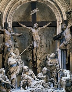 情熱、Giovanni Battista Barberini (約 1625-1691) による彫刻のグループ、1339-1345、聖アウグスティヌス教会、クレモナ、イタリア