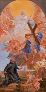 聖イグナチオのビジョン 作： Giovanni Battista (1639 1709) Gaulli
