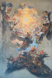 O triunfo do nome de Jesus 作： Giovanni Battista (1639 1709) Gaulli