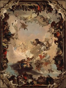 惑星と大陸の寓話 作： Giovanni Battista Tiepolo