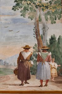 民宿 田園風景の部屋「百姓のいる風景」詳細 作： Giovanni Battista Tiepolo